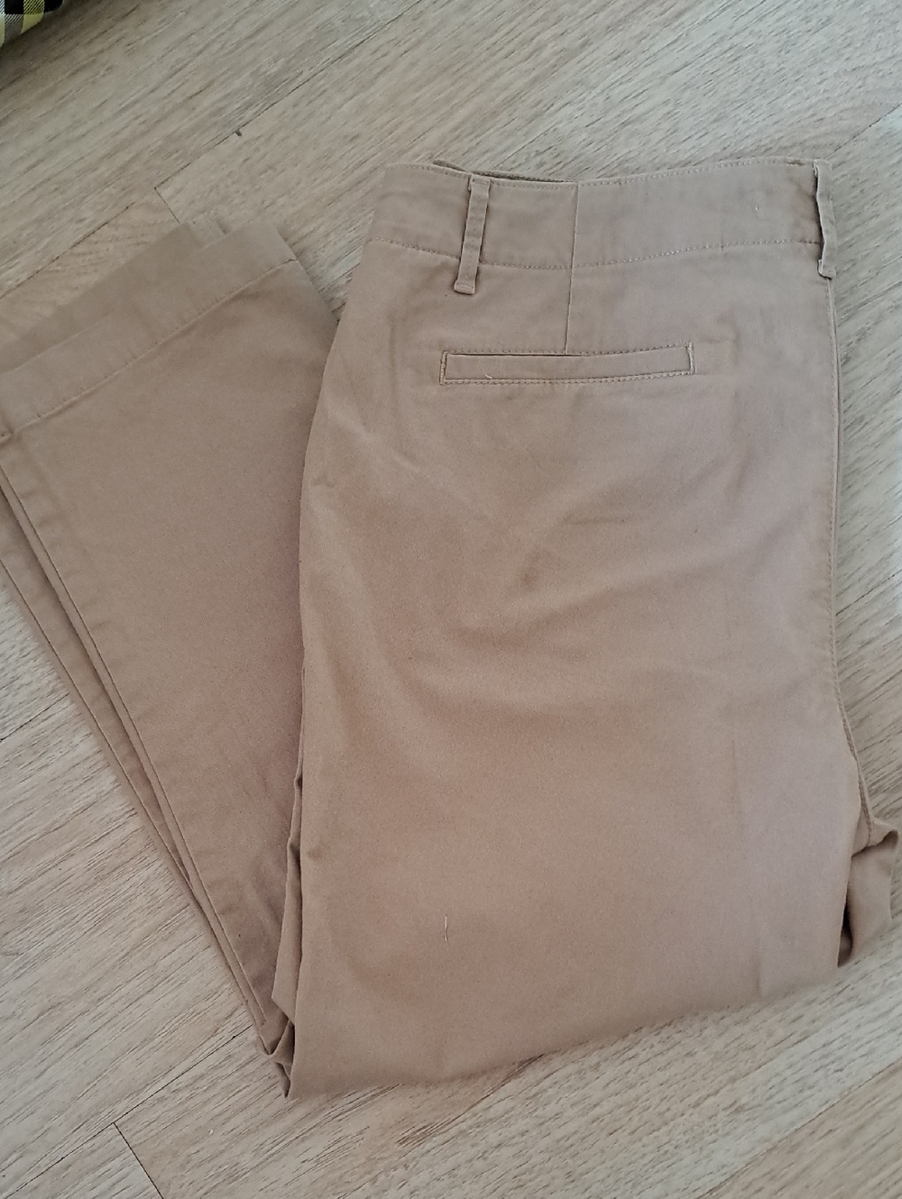 LOFT Light Tan Chino Pants - Picture 2 of 8